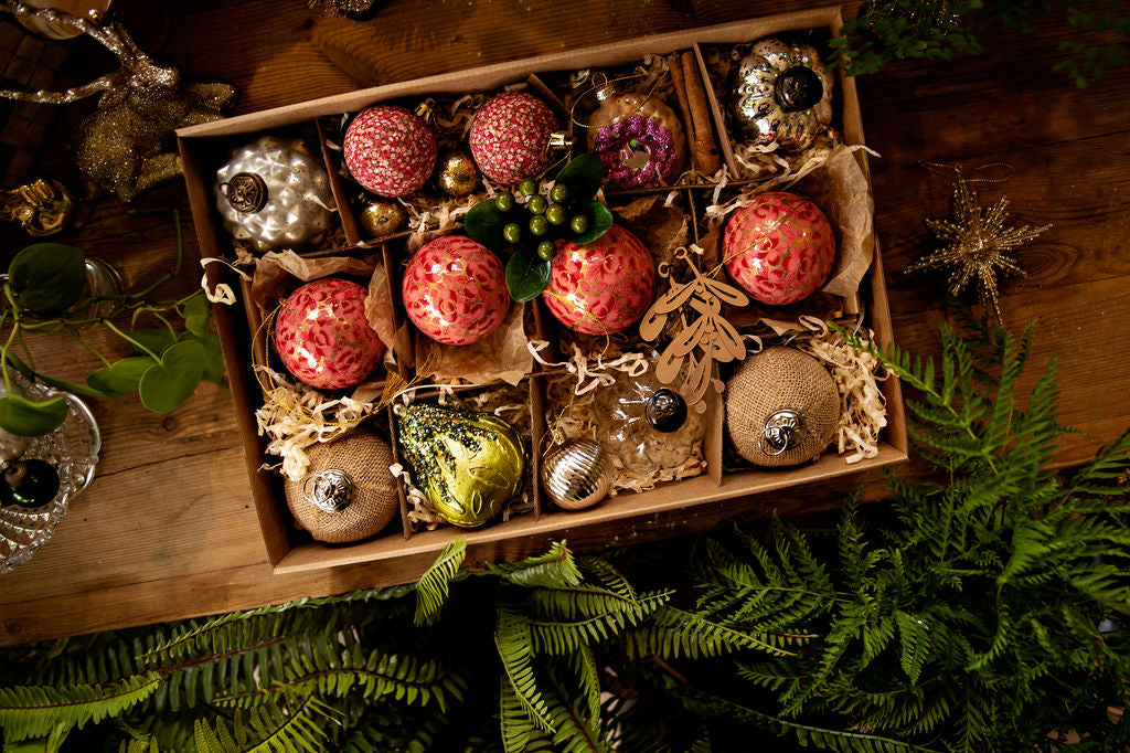 Luxury Box set in Pinks, gold and silvers, 20pc