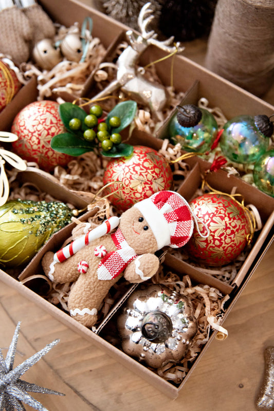 Red and Gold Luxury Christmas Box Set, 18pc
